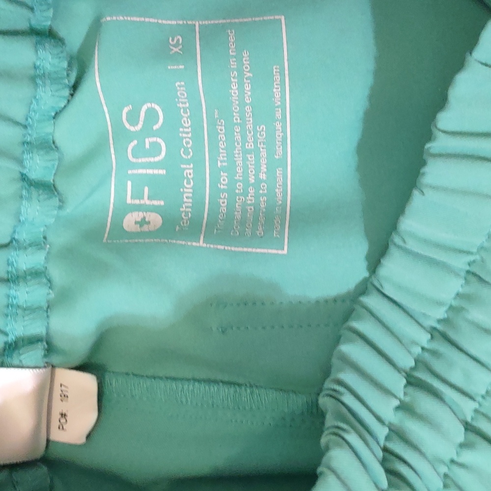 Figs High Waisted Zamora Jogger - Surgical Green - Picture 3 of 3